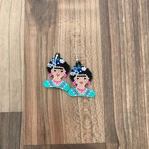 Frida Kahlo earrings.
